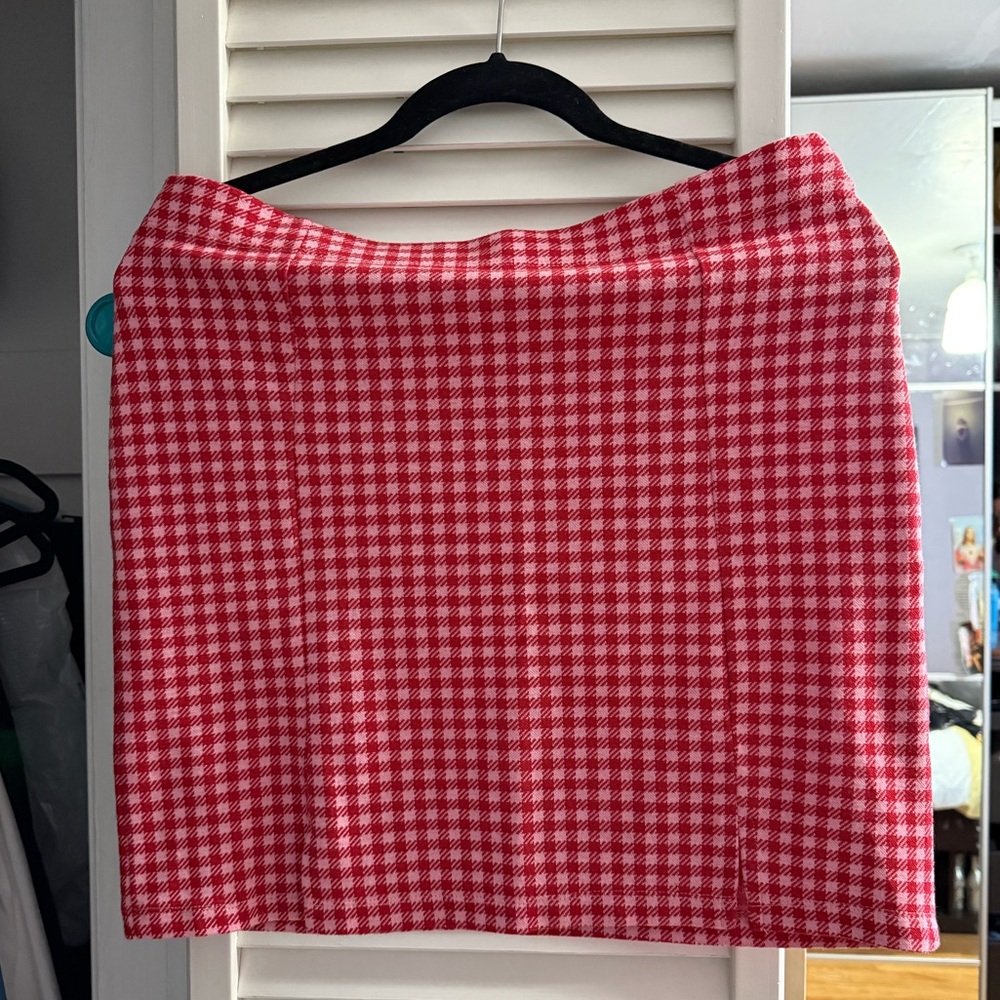 PRIMARK Red Gingham Skirt (top is separate)